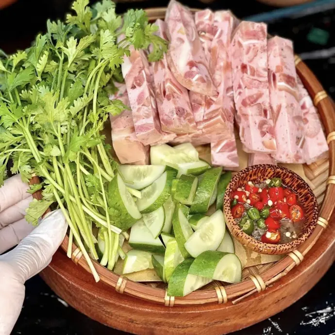 Chả lụa gân sản xuất tại malaysia