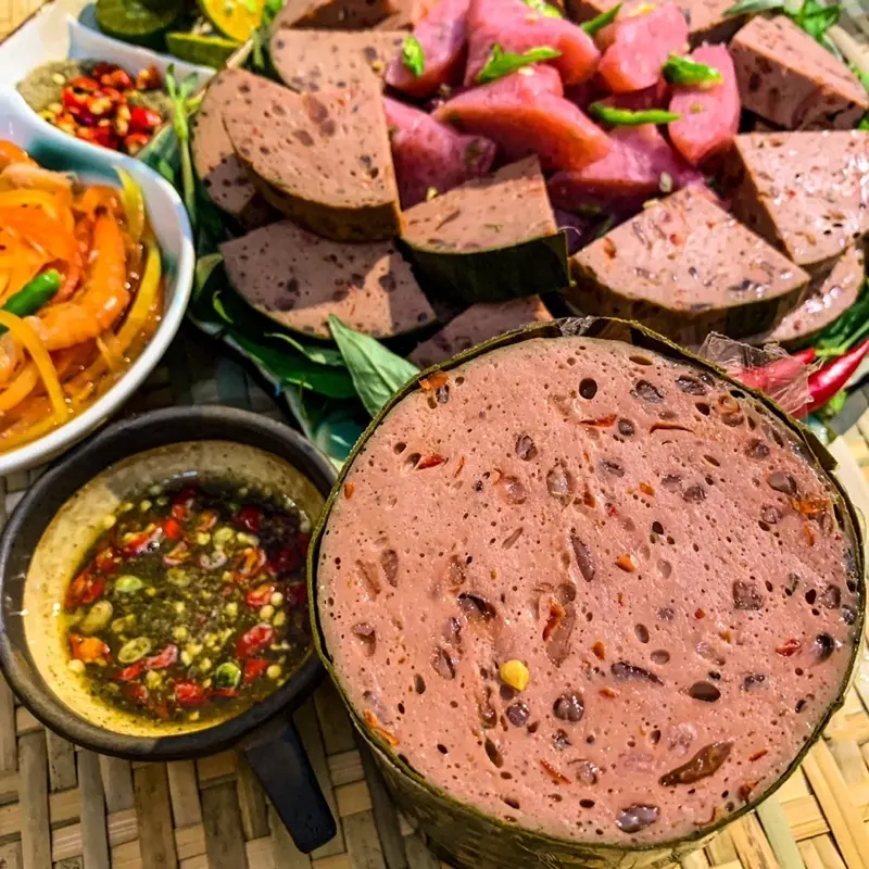 Chả bò gân ớt xanh