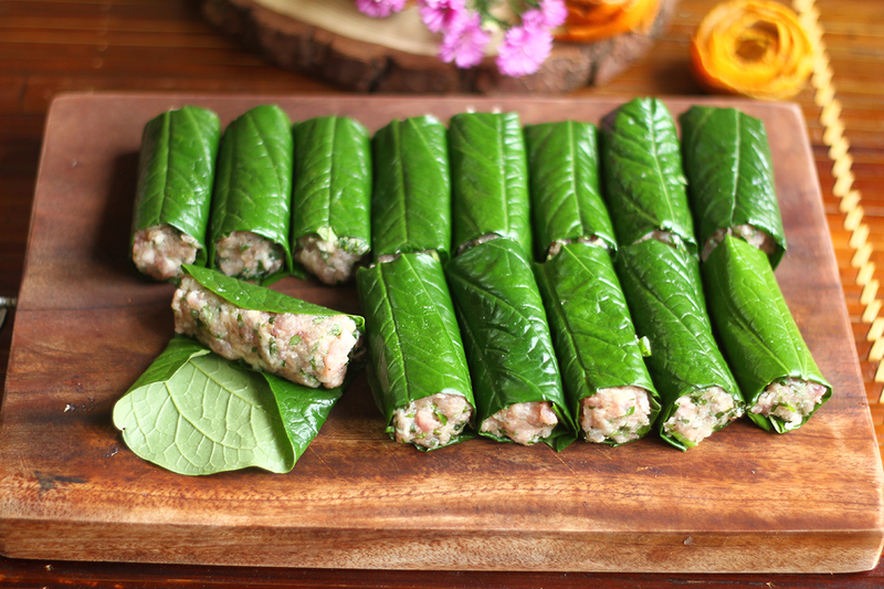 Chả cá cuốn lá lốt