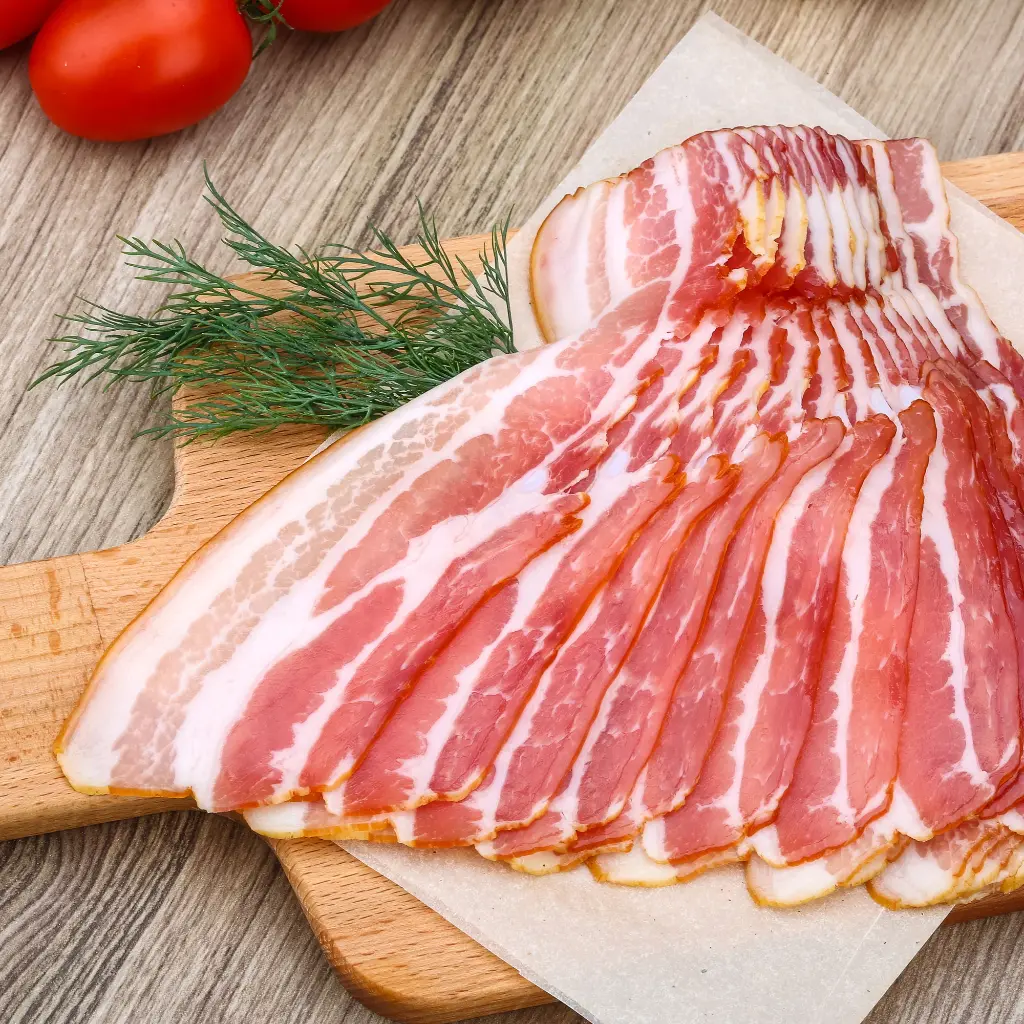 Ba chỉ hun khói thái lát (250G)