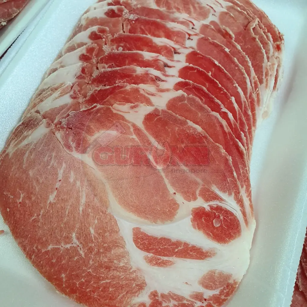 Thịt cổ thái lát