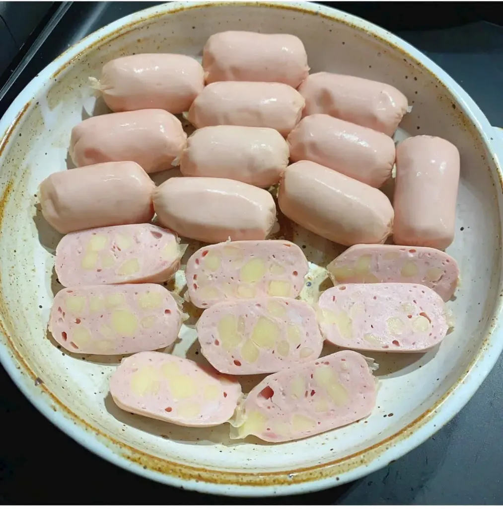 German Sausage Cocktail Cheese Smoked